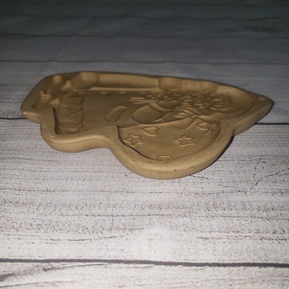 Vintage Brown Bag Cookie Art Santa Claus Cookie Mold 1989 Hill Design Christmas - Picture 6 of 7